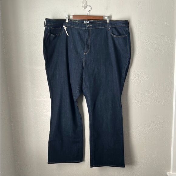 A.N.A. Women’s Plus Size 30W Mid Rise Slim Bootcut Denim Jeans - Picture 1 of 6